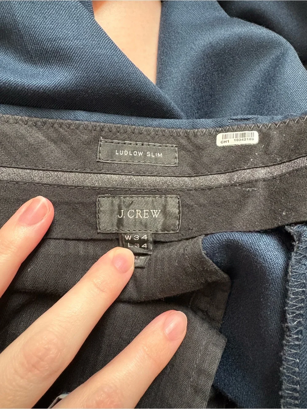 J. Crew Men's Dark Navy Dress Pants